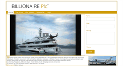 Desktop Screenshot of billionaireplc.com